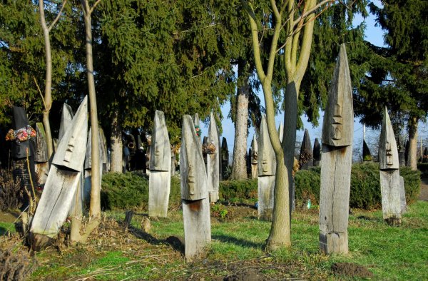 Csónakos fejfás temető - Szatmárcseke