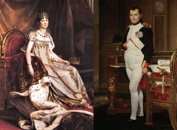 Josephine-de-Beauharnais-and-Napoleon-Bonaparte